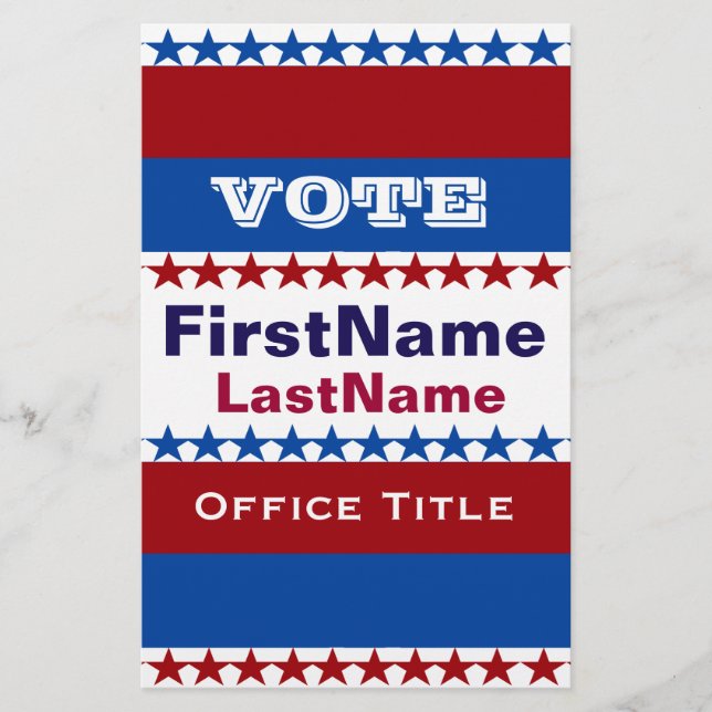 Flyer Modelo da Campanha Personalizada (Frente)