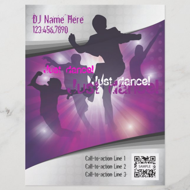 Flyer Modelo Dance (Frente)