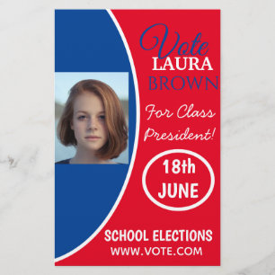 Flyer Modelo de campanha eleitoral de voto