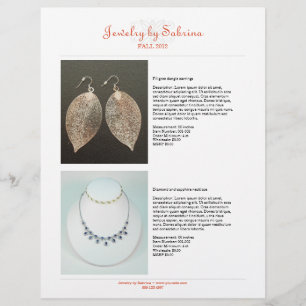 Flyer Modelo de folha de linha de venda de produtos do c