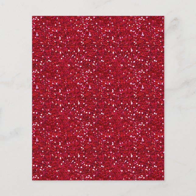 FLYER MODELO DE FUNDO BRILHANTE MENINA ROSA ESCURO MLA (Frente)