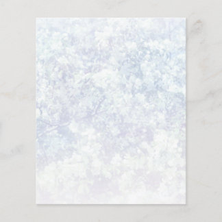 Flyer Modelo de fundo de textura floral leve