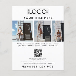 Flyer Modelo de Moda de Beleza do Promocional Comercial 