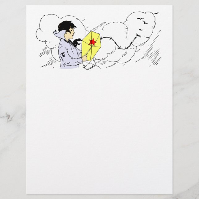 Flyer Modelo de Voo de Voo Windy Kite (Frente)