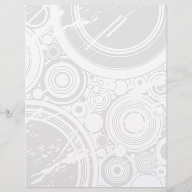 Flyer Modelo do panfleto: Círculos Grunge: Arte vetorial (Frente)