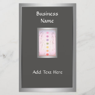 Flyer Modelo holístico das mãos curas de prata