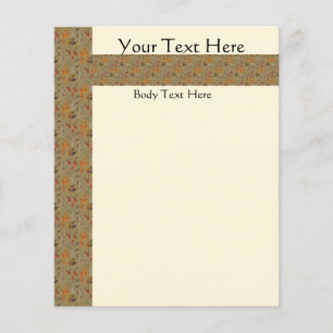 Flyer Modelo pequeno colorido do insecto das folhas de