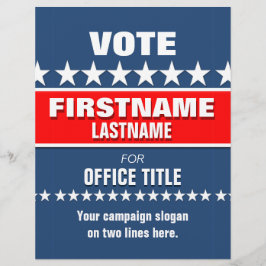 Flyer Modelo Personalizado de Campanha