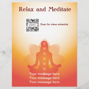 Flyer Modelo Yoga