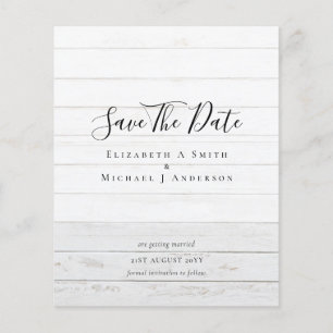 Flyer Modern Minimalist Typography Save the Dates