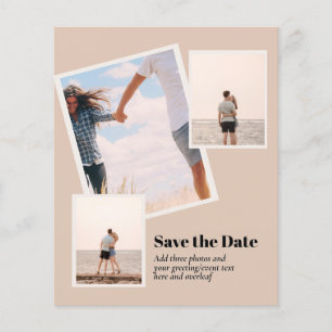 Flyer MODERN Photo Save The Dates - ADD 3 Photos