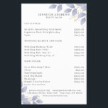 Flyer Moderno Folheado Azul Branco<br><div class="desc">Folheto moderno em branco e azul. Edite seu produto em minutos adicionando seus dados. Você pode alterar a fonte/cor/posição em "personalização adicional".</div>