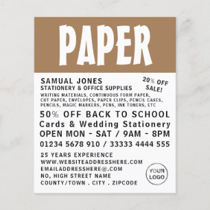 Flyer Moderno, Material de Papelaria e Escritório