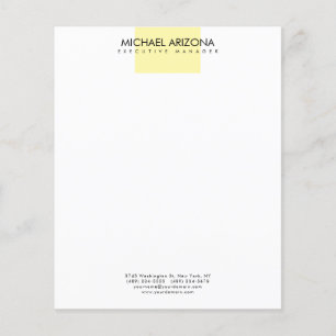 Flyer Moderno Minimalista Simples Plano