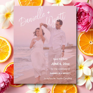 Flyer Moderno Orçamento italiano para Casamento de Verão