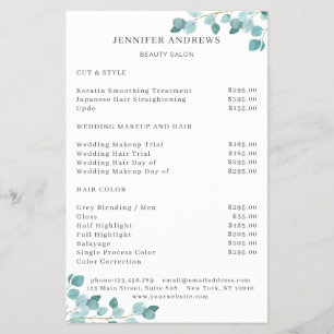 Flyer Moderno, Verde