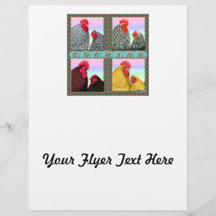 Flyer Moedas com quatro cores