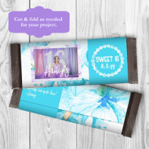 Molhador de Bar de doce personalizado Turquoise Sw