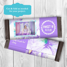 Molhador de Bar Doces Personalizado 16 Purple Swee