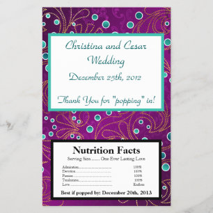 Flyer Molhador de Microondas Pipoca Árabe Roxo