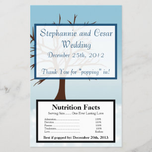 Flyer Molhador de Microondas Pipoca Grelha Neve/Árvore N