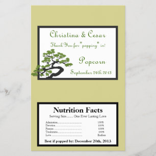 Flyer Molhador de Microondas Pipoca Verde Japonês Bonsar