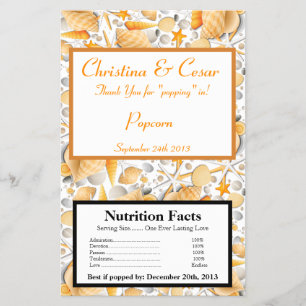 Flyer Molhador de Pipoca de Micro-Ondas Acopladas Concha