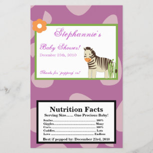 Flyer Molho de Pipoca de Microndas Jacana Animais Roxos