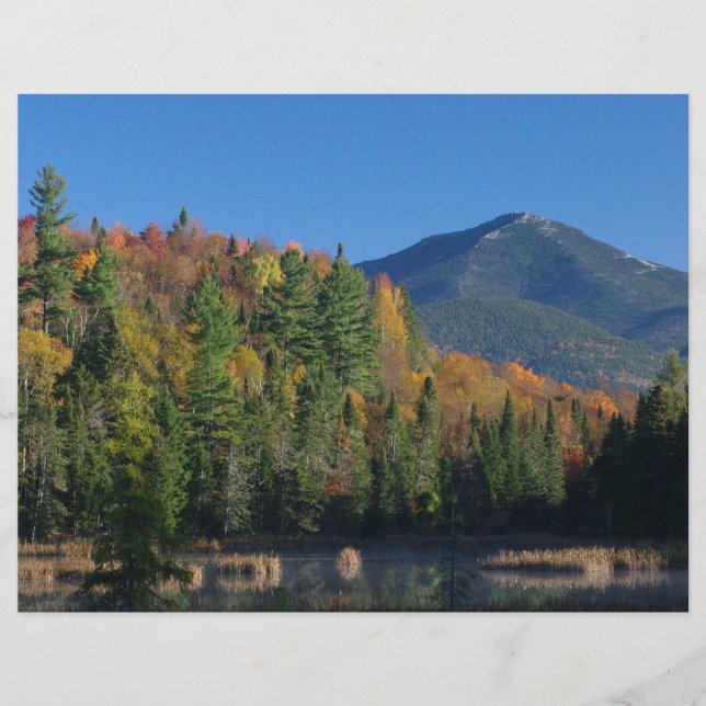 Flyer Montanha Whiteface sobre Pequeno Pond de Cherrypat (Frente)