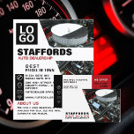 Flyer Motor de Automóvel, Publicidade de Alerta Automáti<br><div class="desc">Motor De Automóvel,  Folhetos De Publicidade De Alerta Automático Pela Loja De Cartão de visita.</div>