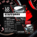 Flyer Motor de Automóvel, Publicidade de Alerta Automáti<br><div class="desc">Motor De Automóvel,  Folhetos De Publicidade De Alerta Automático Pela Loja De Cartão de visita.</div>