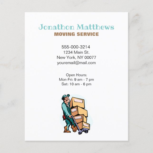 Flyer Movendo a Empresa de Serviço (Frente)