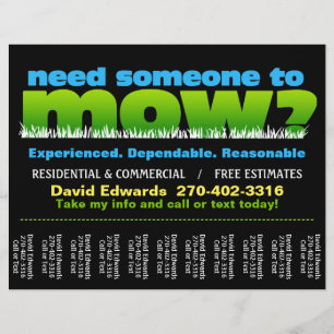 Flyer Mow Grass_Custom Dave Edwards