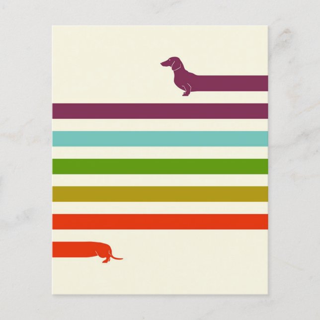 Flyer (Muito) Longo Dachshund (Frente)