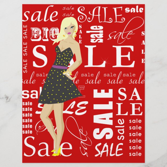 Flyer Mulher bonito dos Specials dos termas do insecto (Frente)