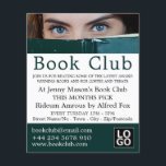 Flyer Mulher Por Trás do Livro, Publicidade do Clube de<br><div class="desc">Mulher Por Trás Do Livro,  Folhetos De Publicidade Do Clube De Livro Pela Loja De Cartão de visita.</div>