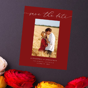 Flyer Na moda de Orçamento Foto do Método Salve a Data 3