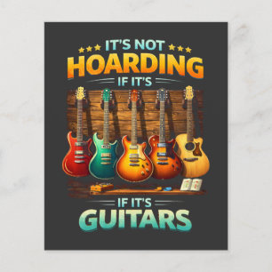 Flyer Não é Acumulação se são Guitarras