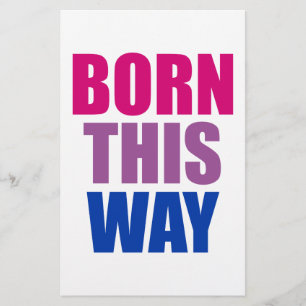 Flyer Nascer Assim Como Orgulho Bi Bissexual LGBTQ