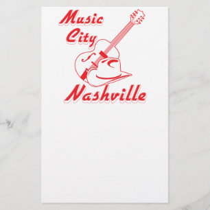 Flyer Nashville. Cidade da música