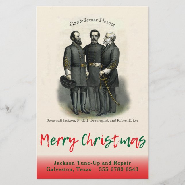 Flyer Natal dos Generais Confederados (Frente)