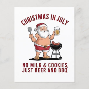 Flyer Natal em julho: Sem Leite, Sem Cookies, Apenas Cer