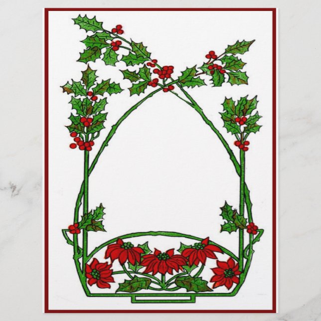 Flyer Natal Holly e Pointsettia (Frente)