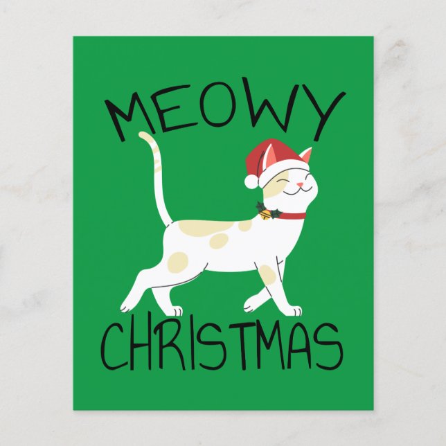 Flyer Natal Meowy - Natal Divertido      (Frente)