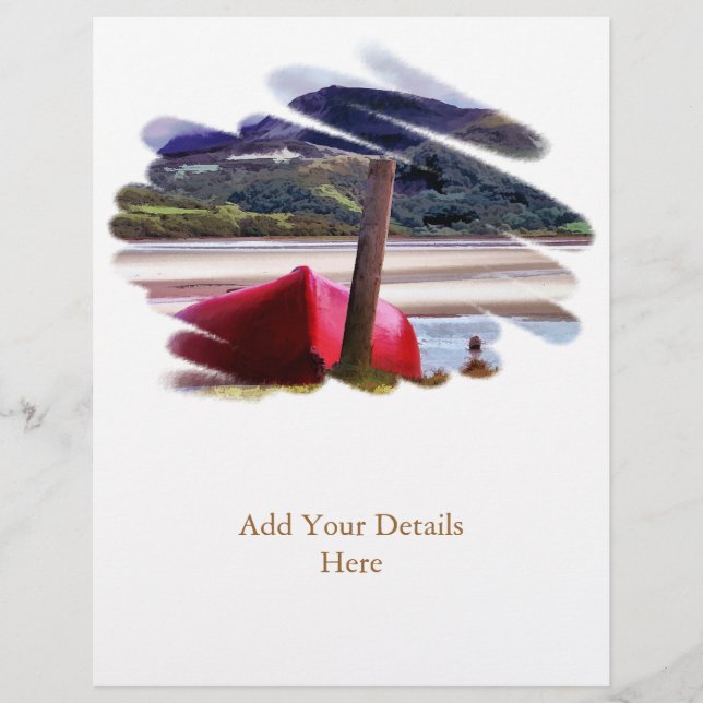 FLYER NAVIO E PAISAGEM DE MONTANHA (Frente)