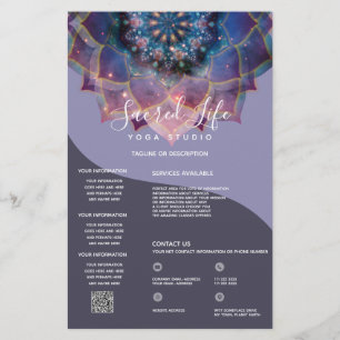 Flyer Nebulosa em Flor   Mandala