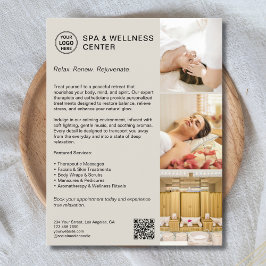 Flyer Negócios de Promocional do Centro de Bem-Estar Mod