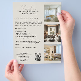 Flyer Negócios Profissionais Modernos