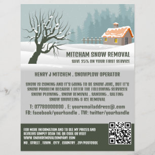 Flyer Neve do Jardim, Anúncio da empresa de remoção de n