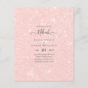 Flyer NIKAH - Orçamento - Convites Islâmicos para Casame